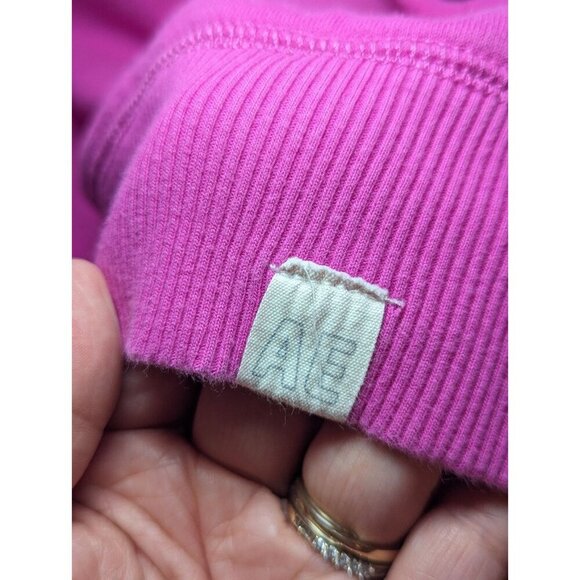 Hot Pink AE American Eagle Pullover Sweatshirt Sweater Preppy Teen Top Small - Picture 6 of 16